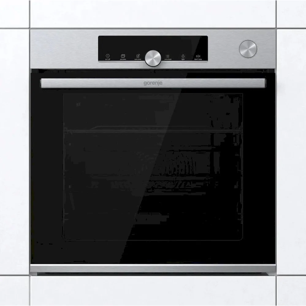 Духовой шкаф с добавлением пара Gorenje BSA6747A04X (Advanced / 77 л / до 300 °C / Чёрный, стекло / CataClean / Per.Grill / телескоп. напр. (x2) / A+-3