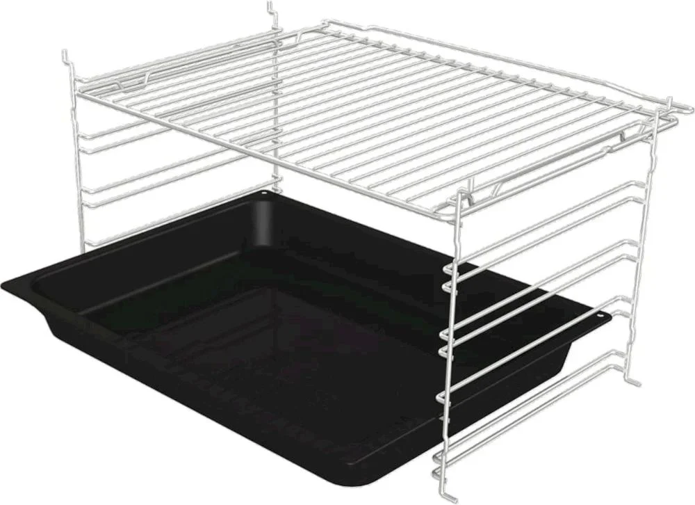 Духовой шкаф Gorenje BO6725E02WG (Essential / 77 л / до 300 °C / Белый, стекло / AquaClean / PerfectGrill / съемные направляющие / А)-6
