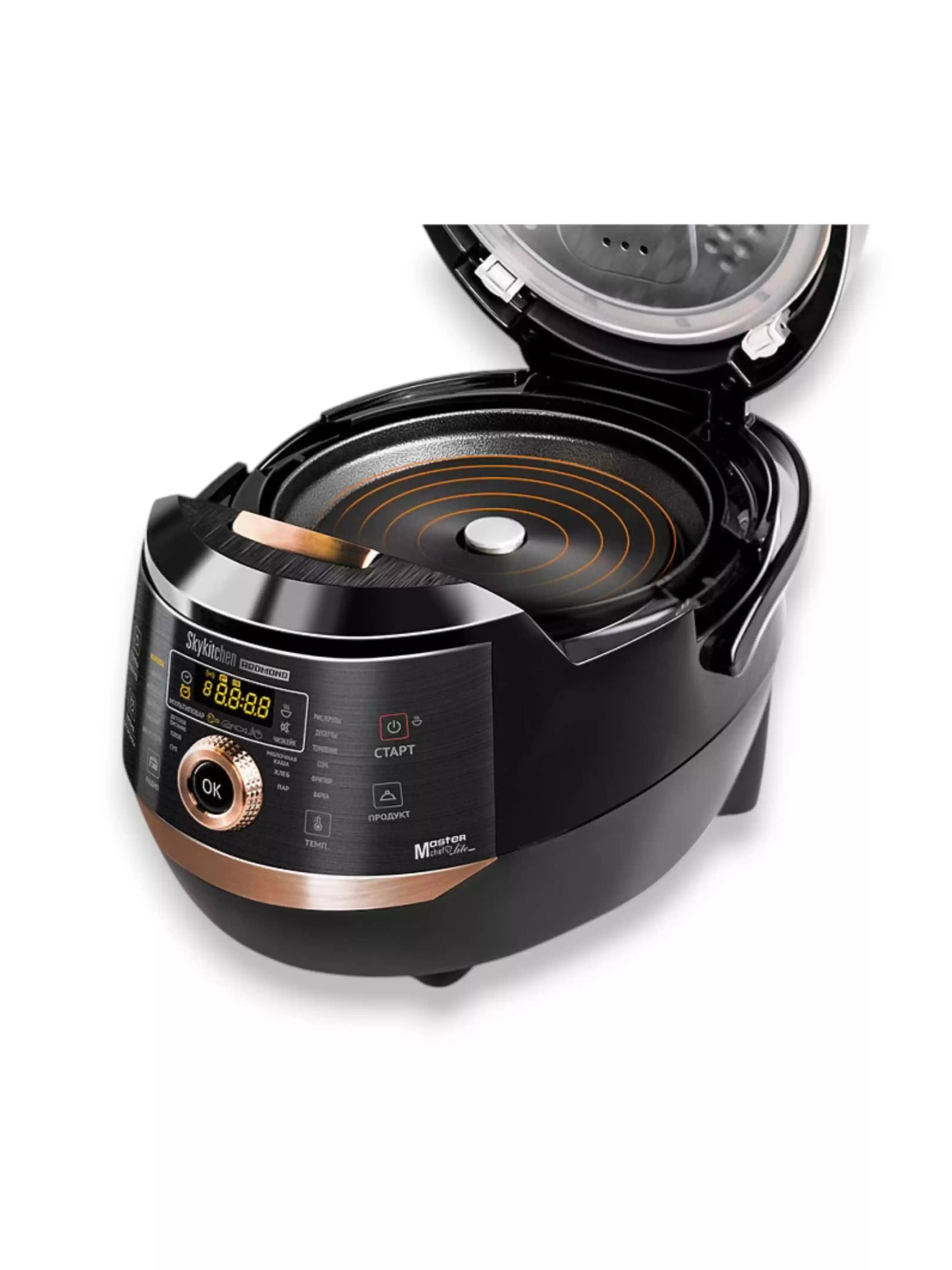 Мультиварка Redmond RMK-CB391S (5 л / 1000 Вт / 21 программ / сенсор / поддержание тепла, отложенный старт, управление со смартфона, сковорода)-5