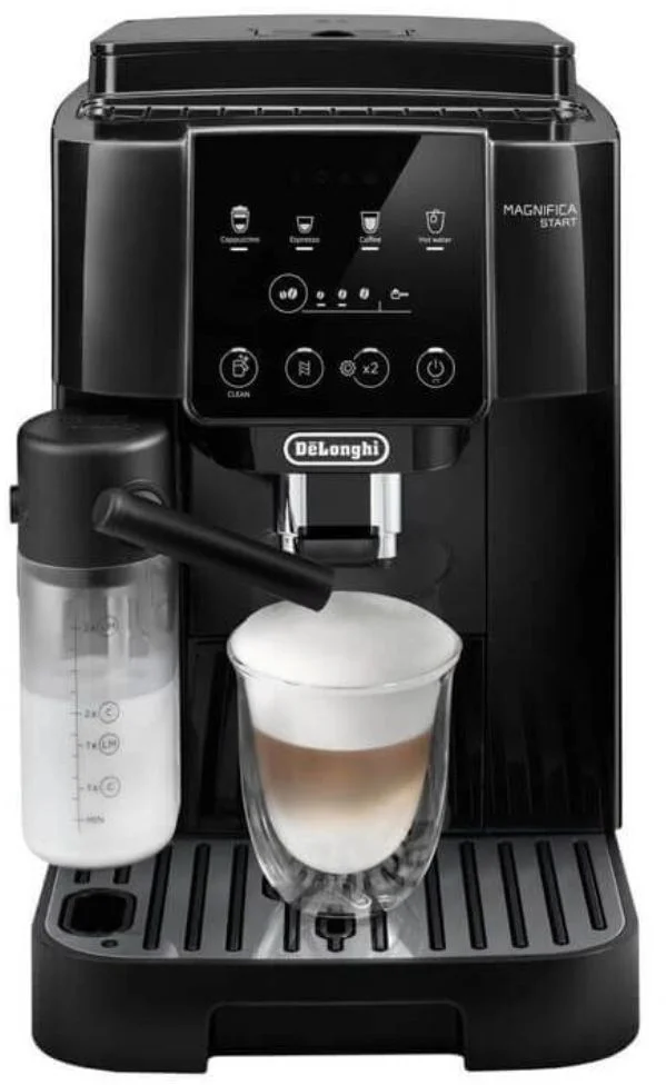 Кофемашина DeLonghi Magnifica Start ECAM220.60.B (кофе зерновой, молотый/ 1450 Вт/ 1.8 л/ автоматический капучинатор/ 4 напитка)-1