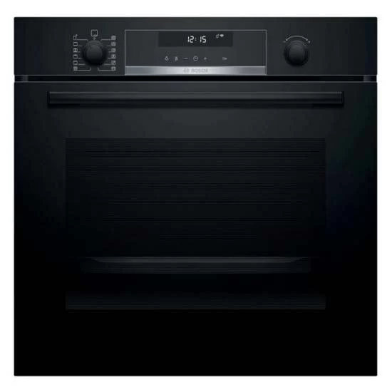 Духовой шкаф Bosch HBG578EB3 (Serie6 / 71 л / до 275 °C / Чёрное стекло / Гриль / телескоп. напр. (x1) / Пиролиз / SoftClose / A+)-0