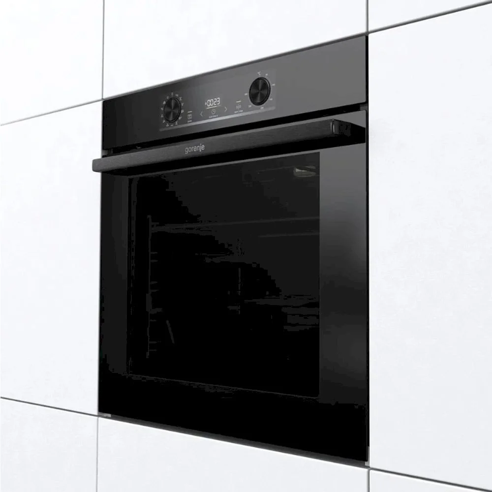 Духовой шкаф Gorenje BPS6737E14BG (Essential / чёрный / SilverMatte / IconLED / GentleBake / AirFry / телескоп / пиролиз)-3