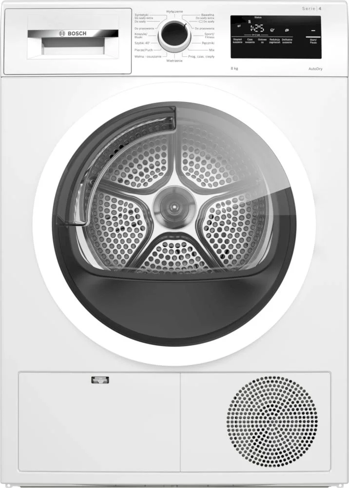 Сушильная машина с тепловым насосом Bosch WTH85V1GPL (Serie4 / 65,2см / 8кг / TouchControl / AutoDry / AntiVibration Design / А+++)-0