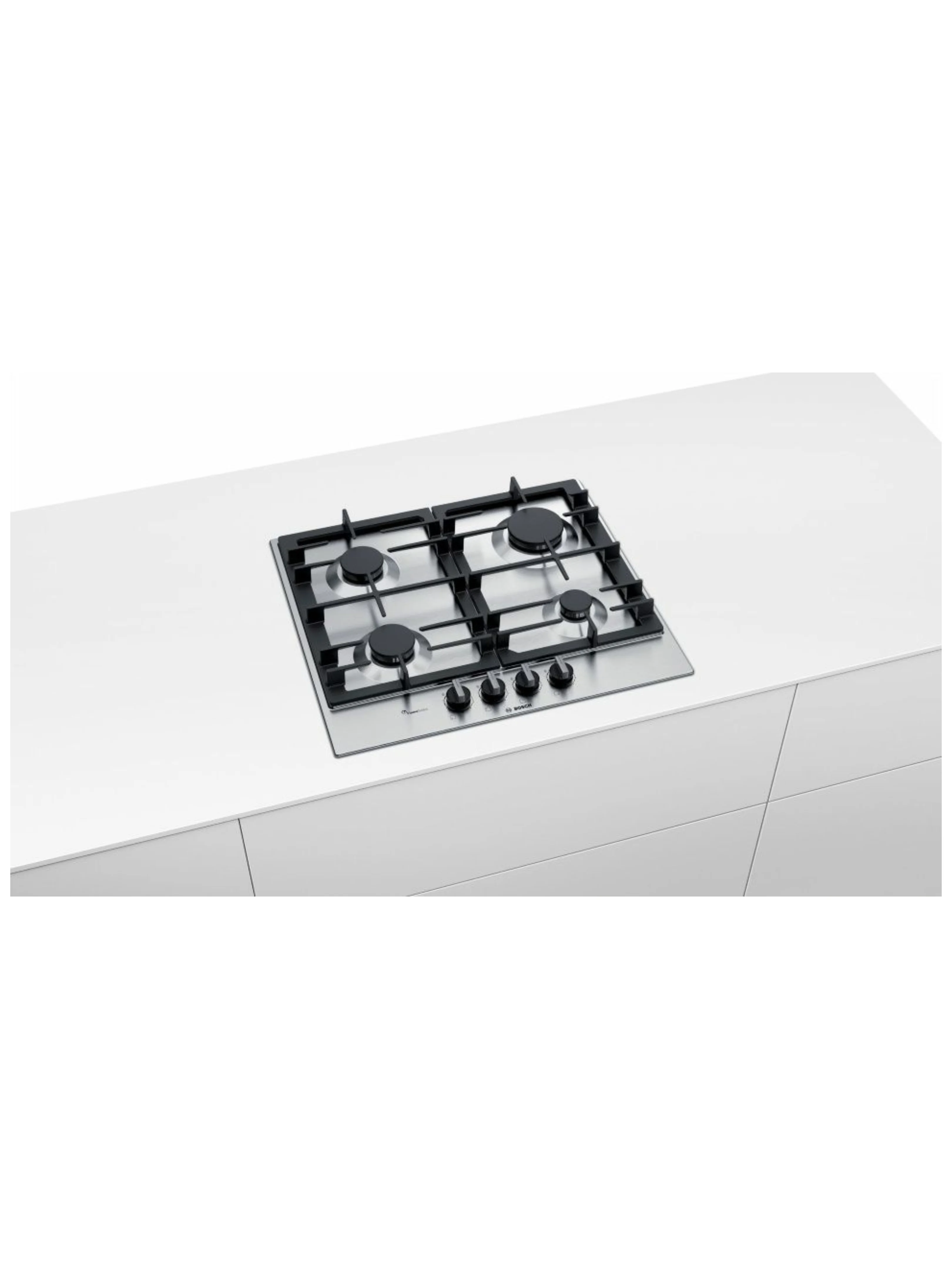 Поверхность газовая Bosch PCP6A5B90 (Serie6 / нерж / чугун / FlameSelect)-4