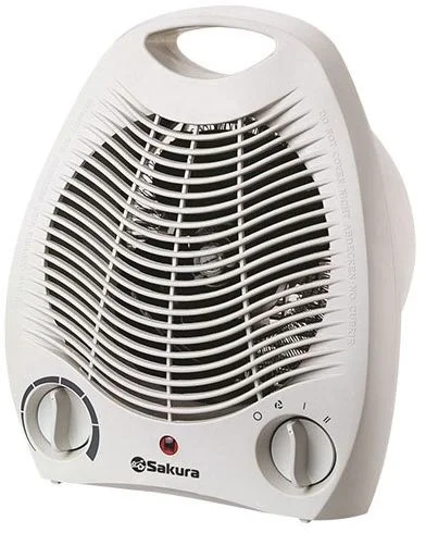Тепловентилятор Sakura SA-0500W (2000 Вт, 25 м², регулировка температуры)-0