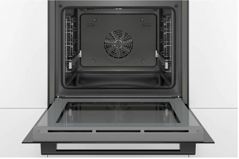 Духовой шкаф Bosch HBG5370B0 (Serie6 / 71 л / до 275 °C / чёрное стекло / Гриль / Телескоп. напр. (x1) / EcoClean Direct задняя стенка / SoftClose /A)-4