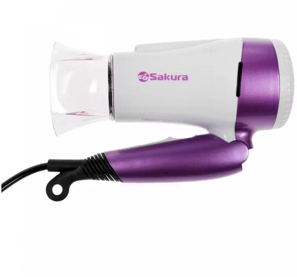 Фен Sakura SA-4039V (компактный / 1400 Вт / 2 режима / складная ручка)-1