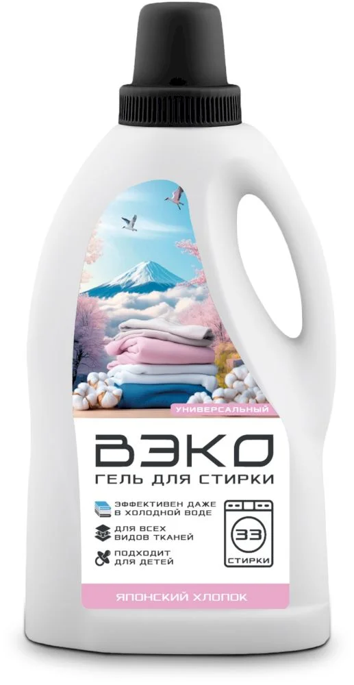 Гель для стирки ВЭКО Японский Хлопок 1 л-0