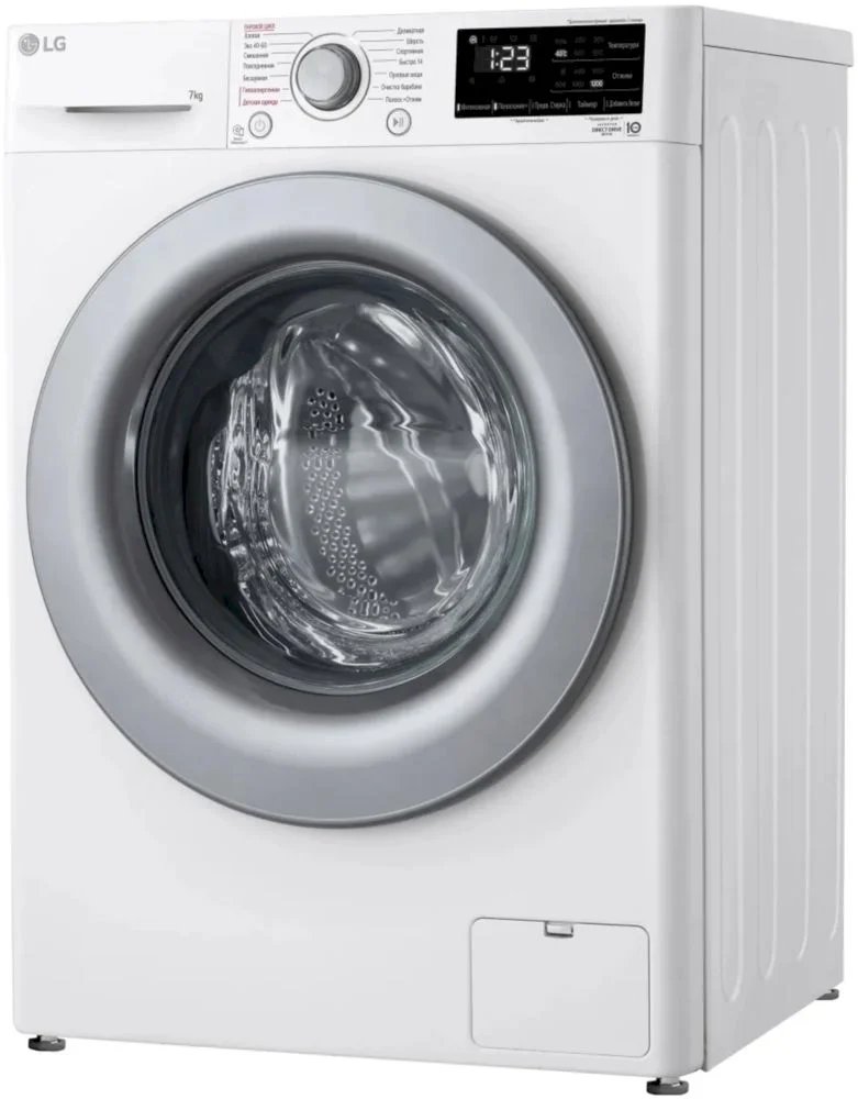 Стиральная машина LG F2V3HS4W (47,5см / 7кг / 1200об / пар / Tub Clean / Inverter Direct Drive / A)-2