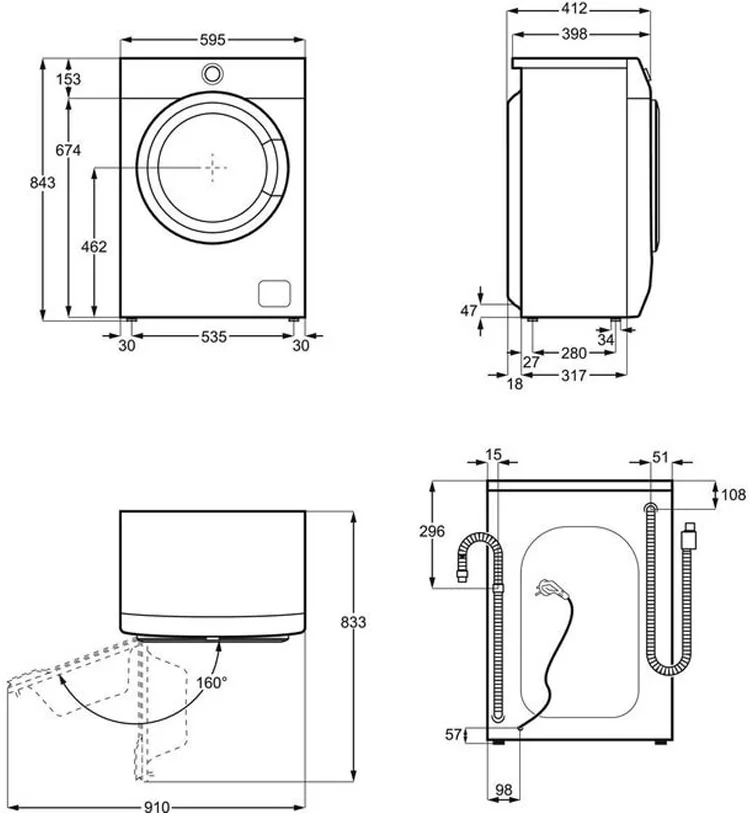 Стиральная машина Electrolux EWS6326DE (PerfectCare 600 / 37.8-41,1см / 6кг / 1200об / TimeManager / А+++)-3