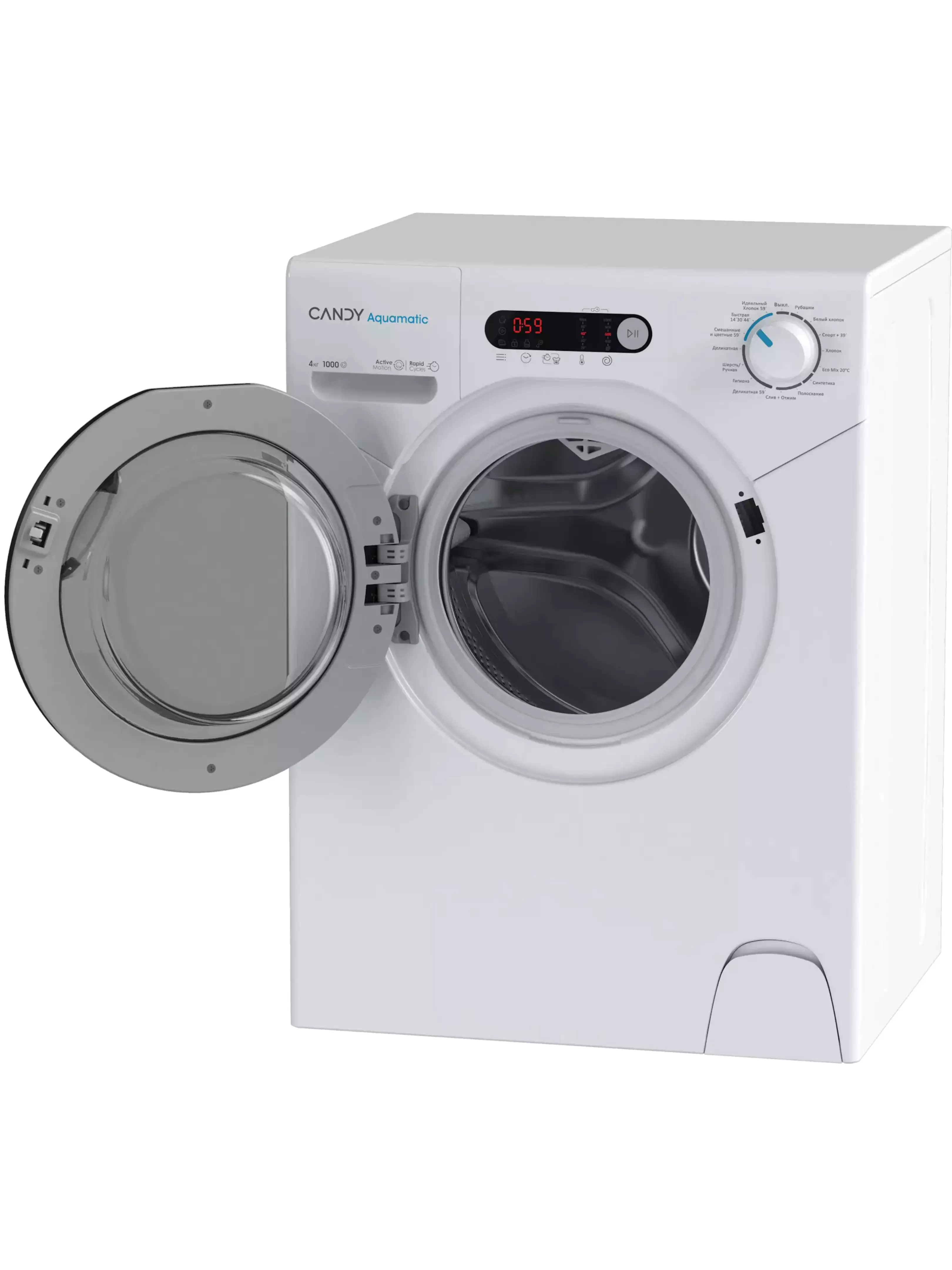 Стиральная машина Candy Aquamatic AQUE 1043DR-07 (Высота - 70 см / 47.5см / 4кг / 1000об / A)-2