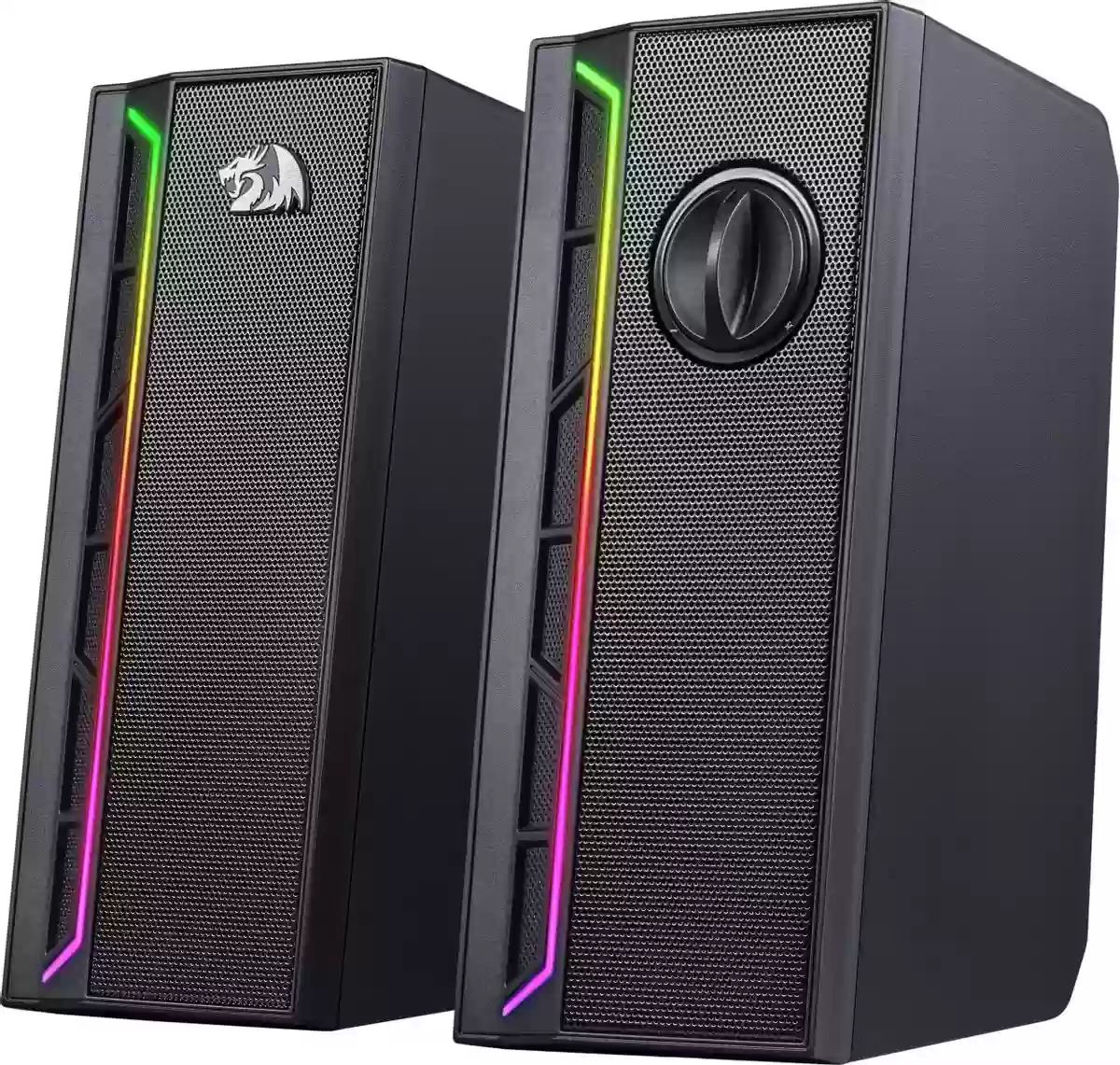 Колонки 2.0 Redragon Calliope / 6W / USB-питание / RGB-подстветка / Чёрный / корпус - пластик-0