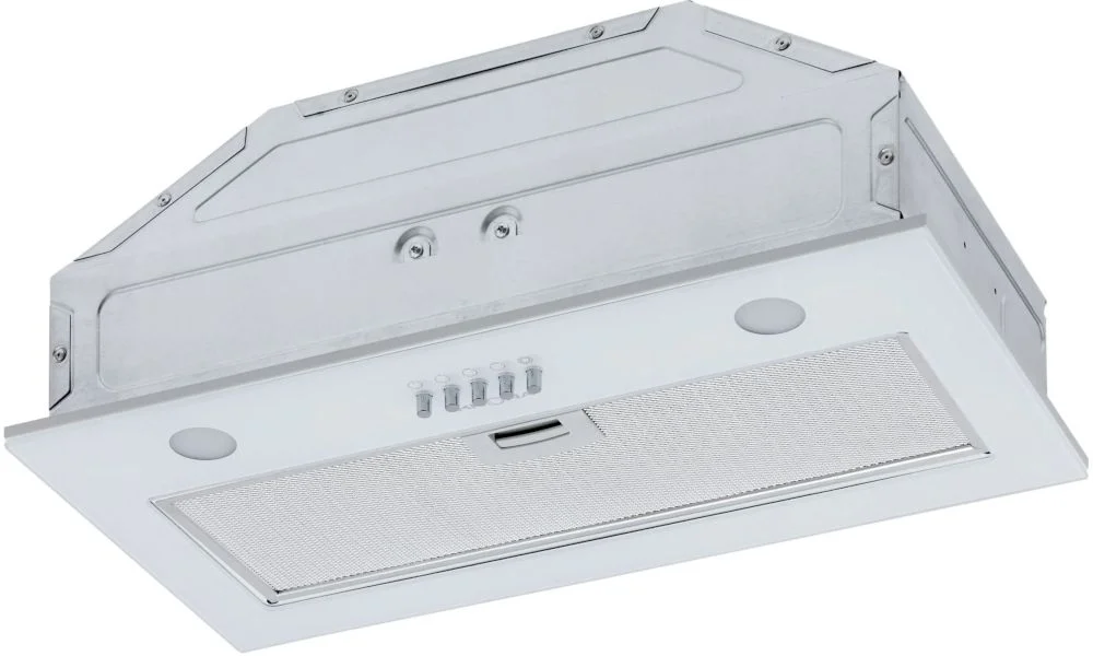 Вытяжка полновстраиваемая KRONA KATE 600 GLASS WHITE PB K (760 м³/ч / 65 Вт / LED освещение 2x1 Вт/ ширина - 53 см / белое стекло)-0