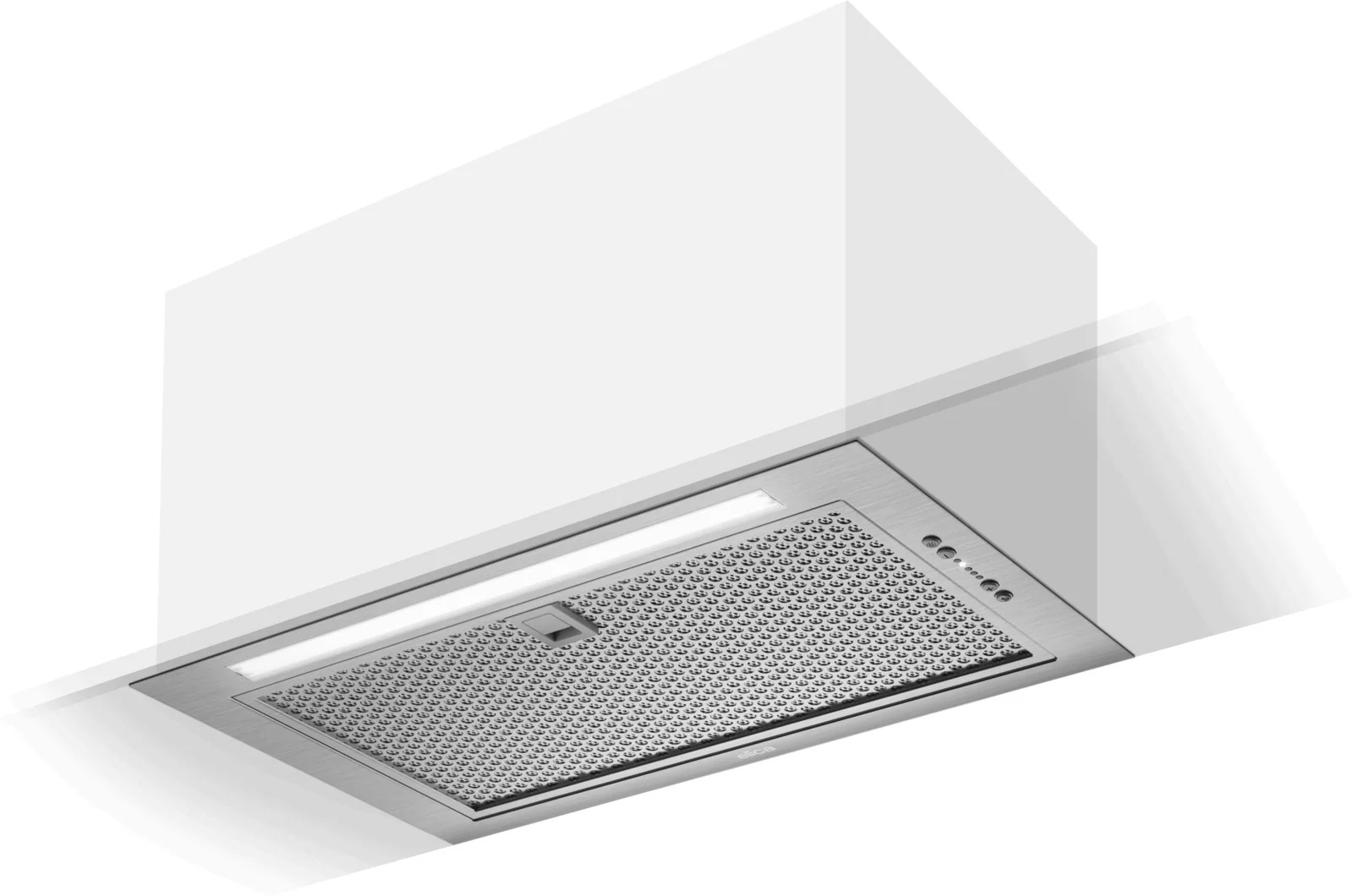 Вытяжка полновстраиваемая Elica FOLD S IX/A/52 (1300 м³/ч / 257 Вт / LED освещение 2x7 Вт / ширина - 52 см / нерж. сталь)-4