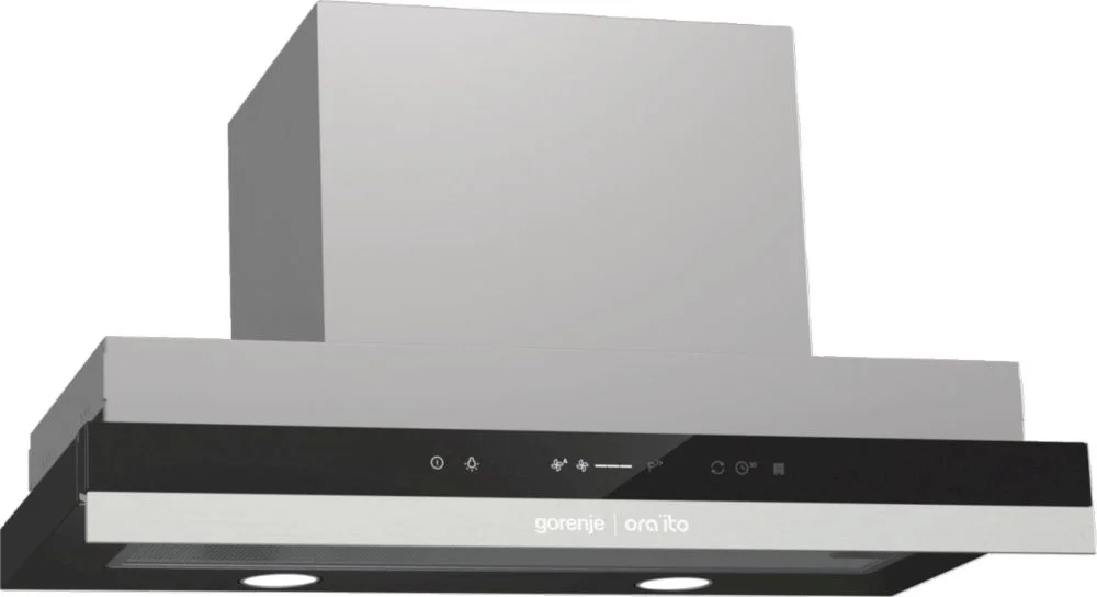 Вытяжка телескопическая Gorenje BHP643ORAB (Ora Ïto 2 / 670 м³/ч / 240 Вт / LED освещение 2x3 Вт / ширина - 60 см / Черный + черное стекло)-0