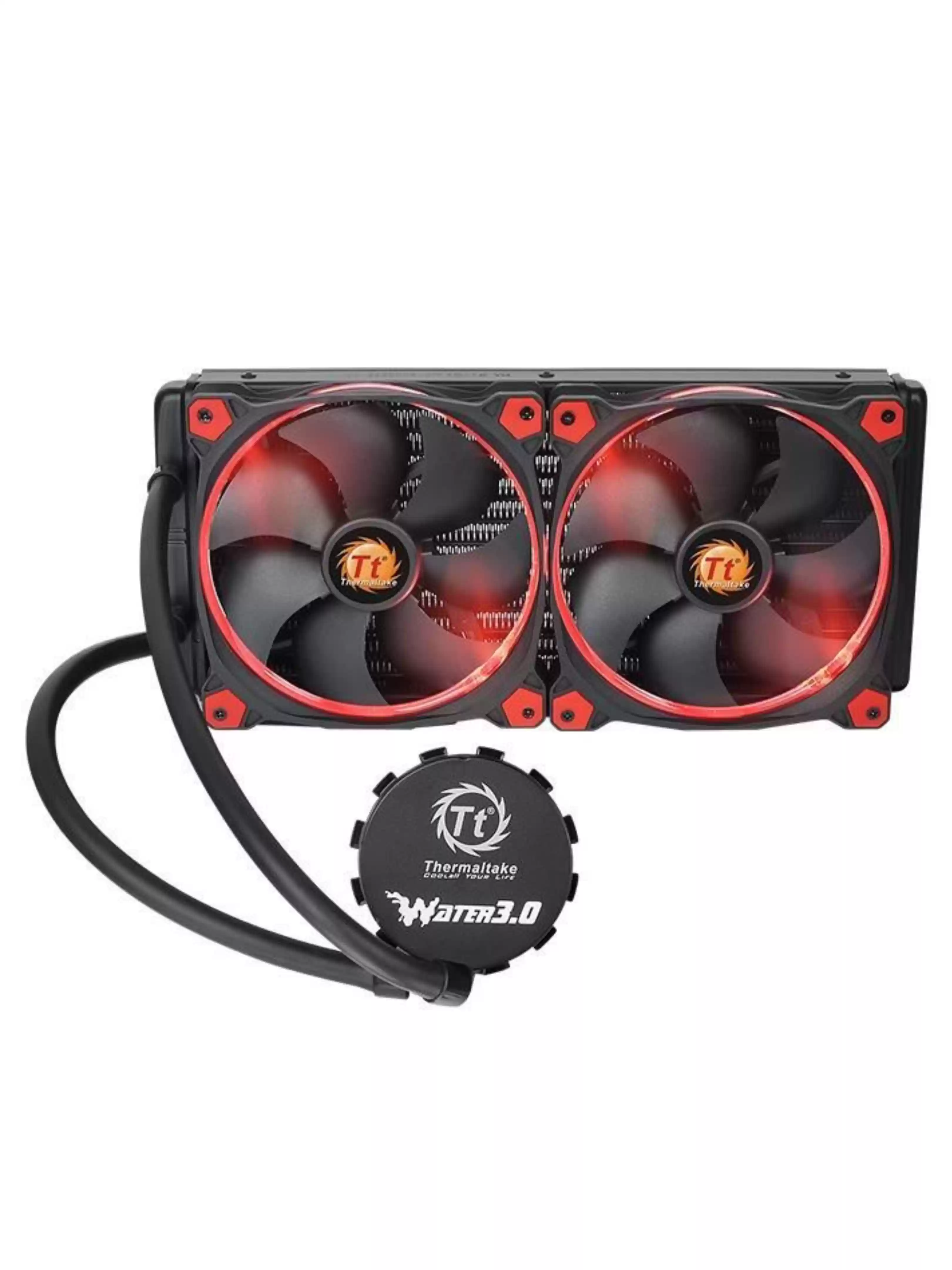 Водяное охлаждение Thermaltake Floe Riing Red 280 Premium Soc-1700/AM5/AM4/1151/1200  CL-W138-PL14RE-A -0
