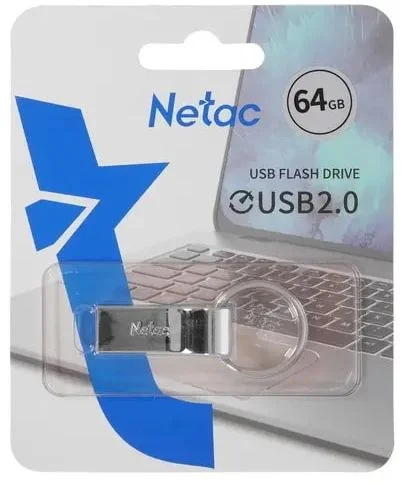 Память USB2.0 Flash Drive  64Gb Netac U275 /NT03U275N-064G-20SL/-0
