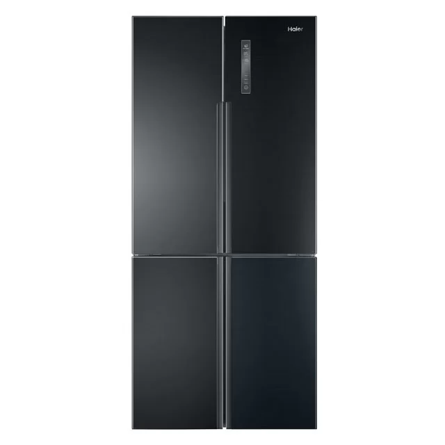 Холодильник Side by Side Haier HTF-456DN6 (4 двери / Объем - 468 л / Высота - 180,4 см / Ширина - 83,3 см / A++ / Чёрный / No Frost)-0