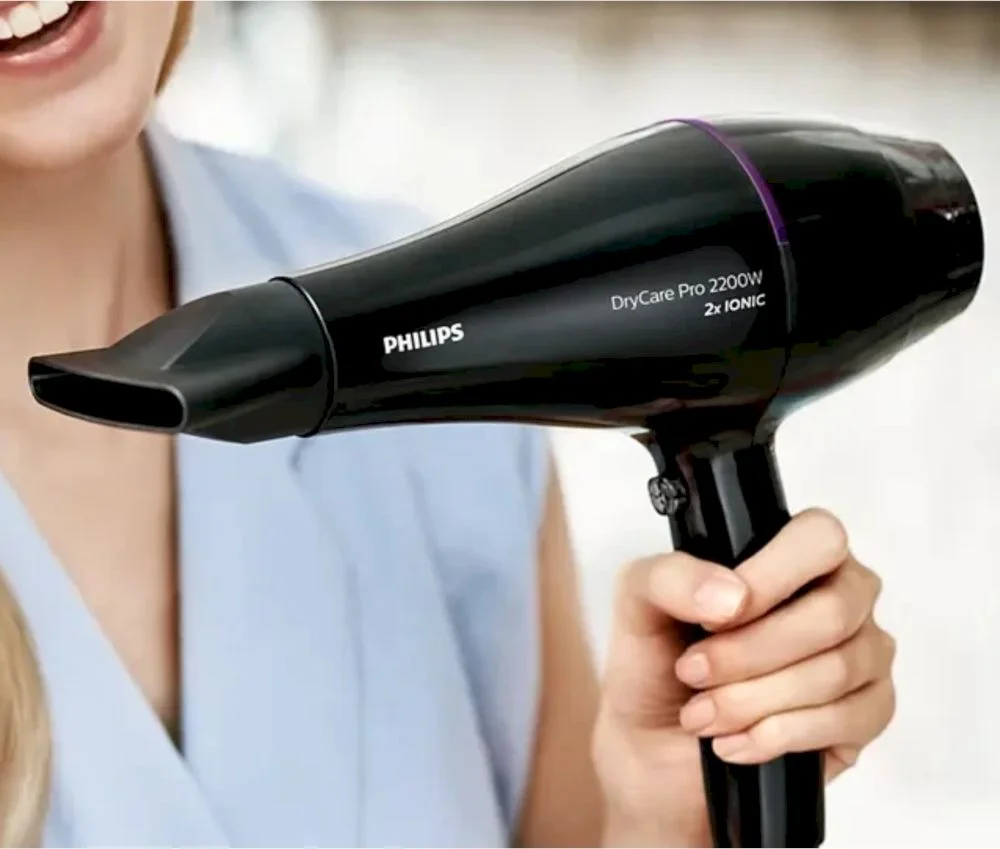 Фен Philips BHD274/00 (полноразмерный / 2200 Вт / 3 режима / холодный воздух / шнур - 2 м / AC мотор/ диффузор)-5