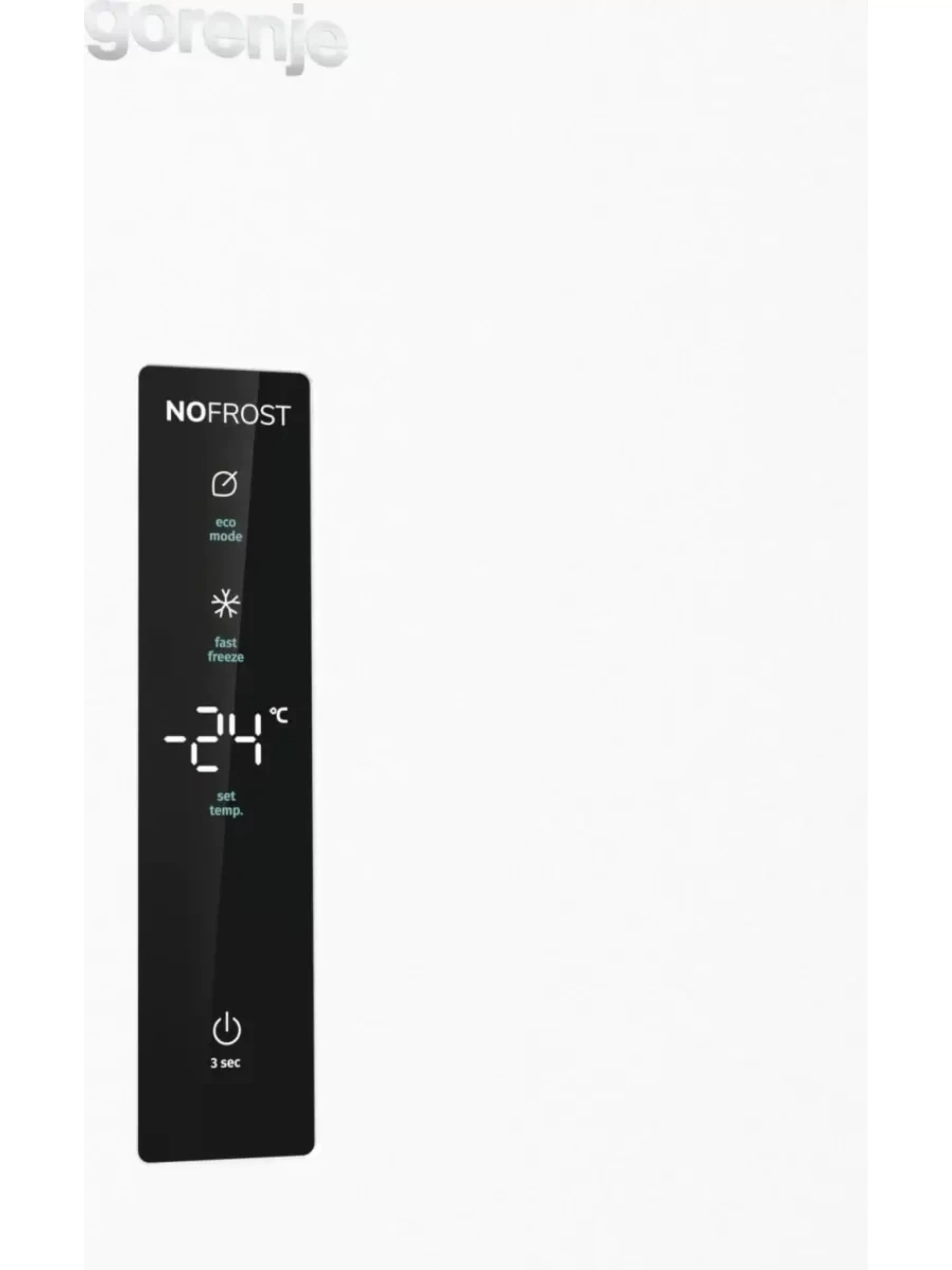 Морозильная камера Gorenje FN619EAW6 (Essential / Объем - 280 л / Высота - 185см / A+ / дисплей / Белый / NoFrost)-10