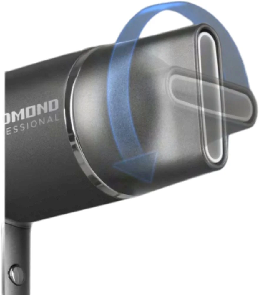 Фен Redmond HD1700 (полноразмерный/ 1500 Вт / 6 режимов / холодный воздух / шнур - 1,8 м / ионизация / BLDC мотор / дисплей)-6