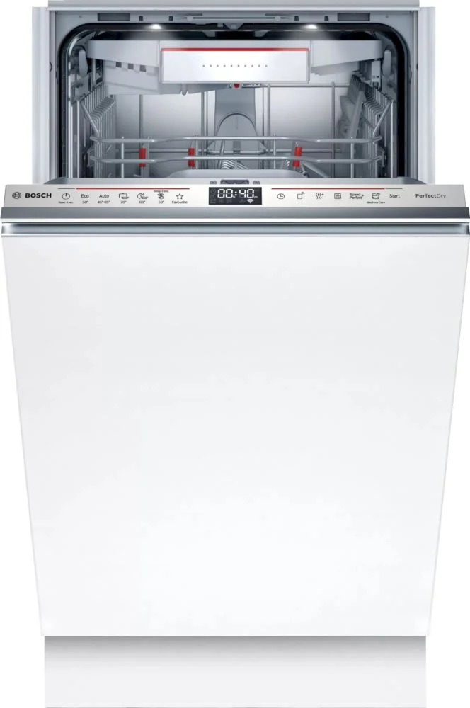 Машина посудомоечная встраиваемая 45 см Bosch SPV6YMX11E (Serie6 / 10 комплектов / 3 полки / расход воды - 8,5 л / TimeLight / Home Connect / А+++)-0