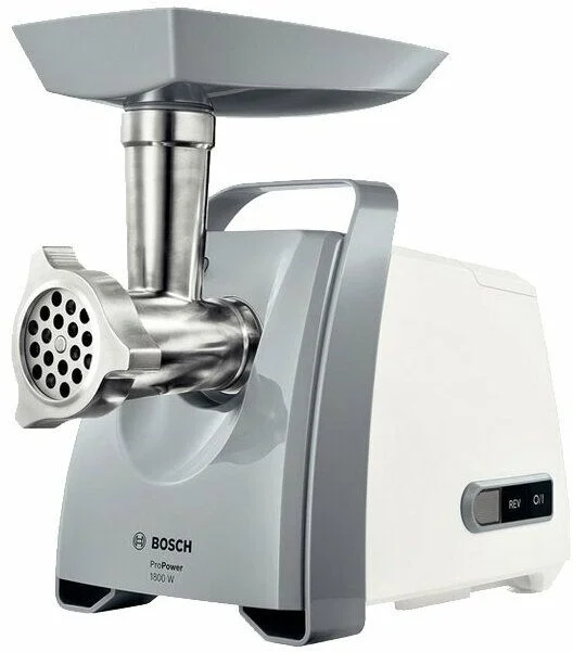 Мясорубка Bosch MFW66020 (1800 Вт/ 3 кг/мин/ реверс/ белый)-0