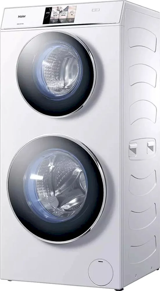 Стирально-сушильная машина Haier HWD120-B1558U (WashTower / 60см / 8/4кг / 1500об / пар / Direct Motion / Smart Dual Spray / Drum Light)-1