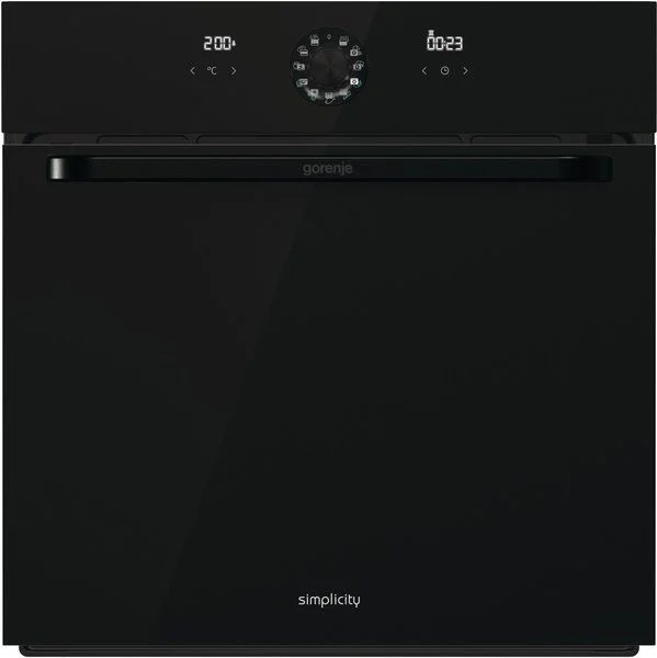 Духовой шкаф Gorenje BO76SYB (Simplicity / черный / AquaClean+катализ / телескоп / AdaptBake / PerfectGrill / HomeMADE / GentleClose / CompactDoor)-0