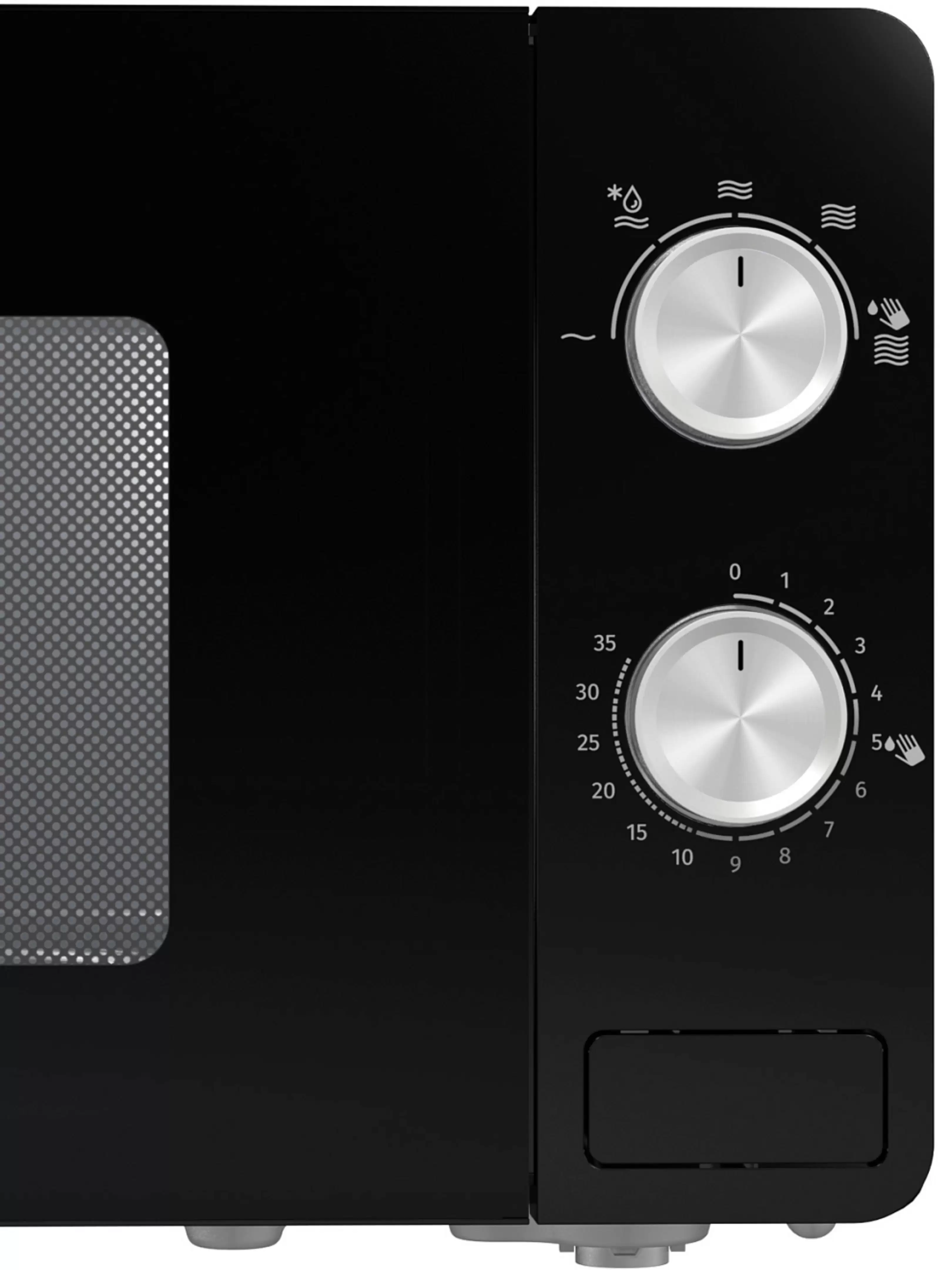 Микроволновая печь Gorenje MO20E1B (Essential / 20 л, 800 Вт, переключатели поворотный механизм, черный)-4