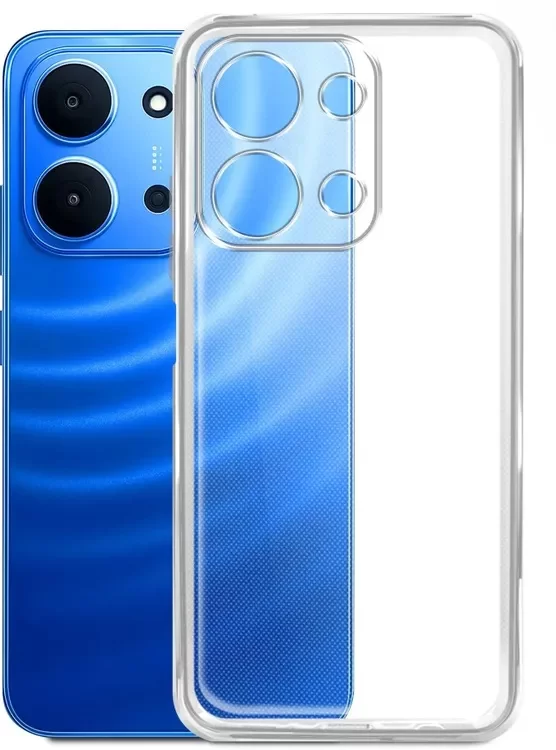 Чехол Borasco для Xiaomi Redmi 15C, прозрачный-0