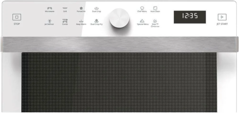 Микроволновая печь Whirlpool MWP 338 W (33 л, 900 Вт, переключатели сенсор, дисплей, гриль, белая)-2