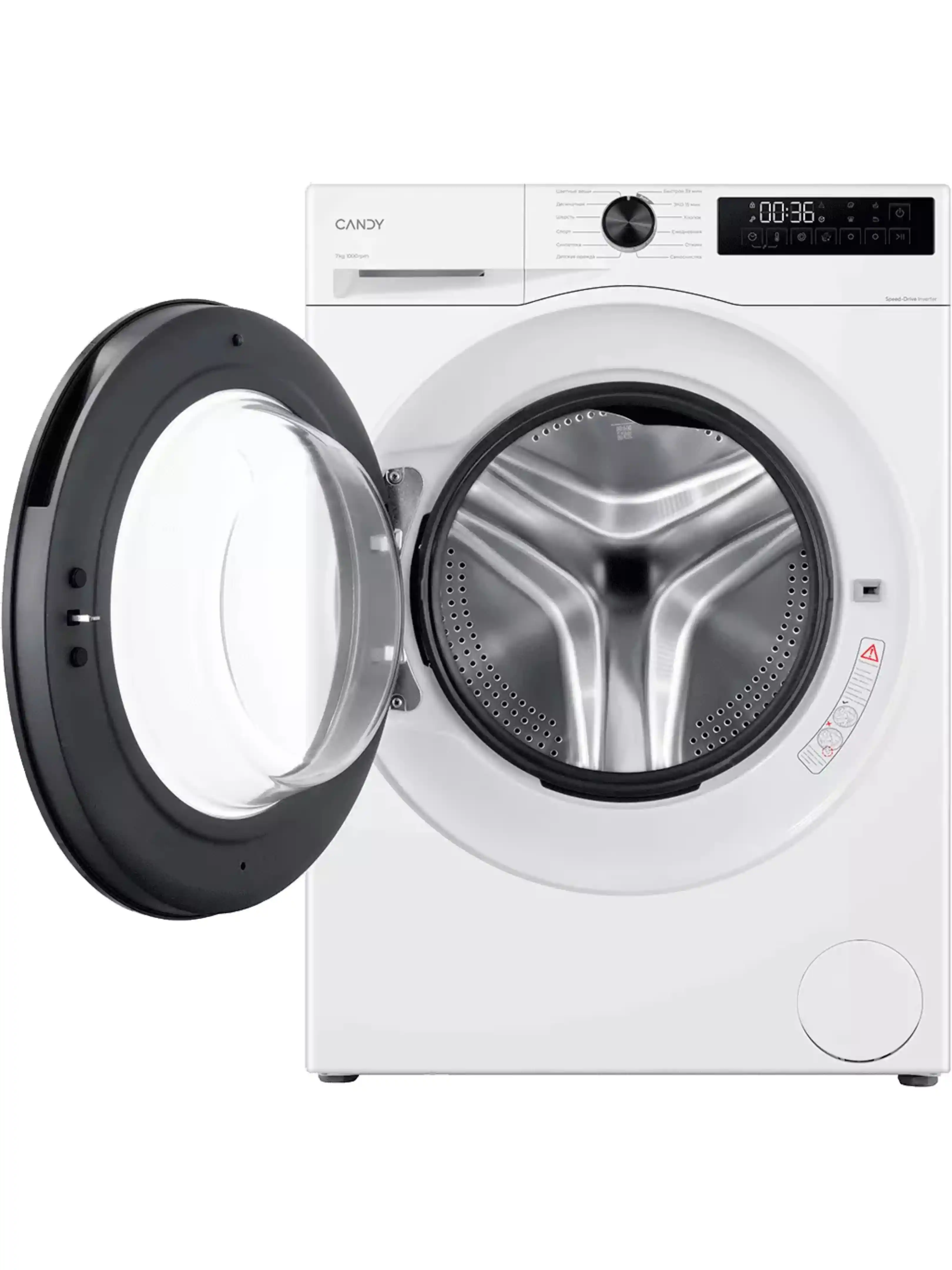 Стиральная машина Candy Nova C33W4 07MBW-07 (41.5-46.5см / 7кг / 1000об / Пар / Инверторный мотор / A)-3