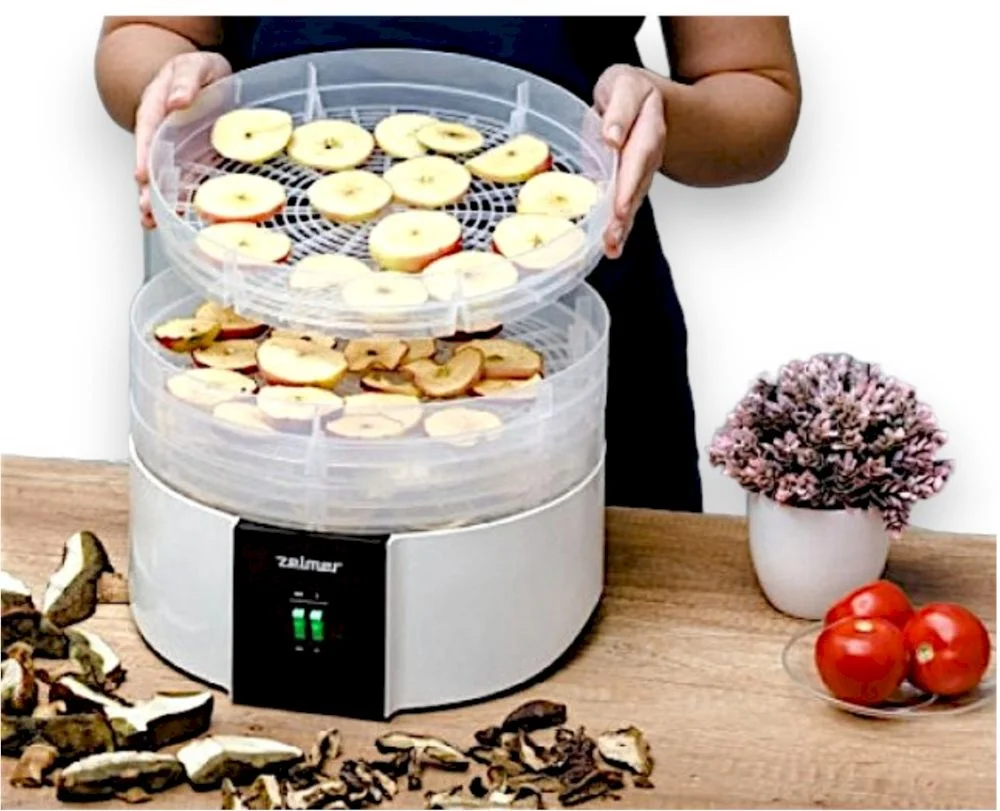 Сушилка для овощей Zelmer ZFD1010 (520 Вт, 35-60°C, 4 секций, регулировка температуры, дисплей, таймер)-2
