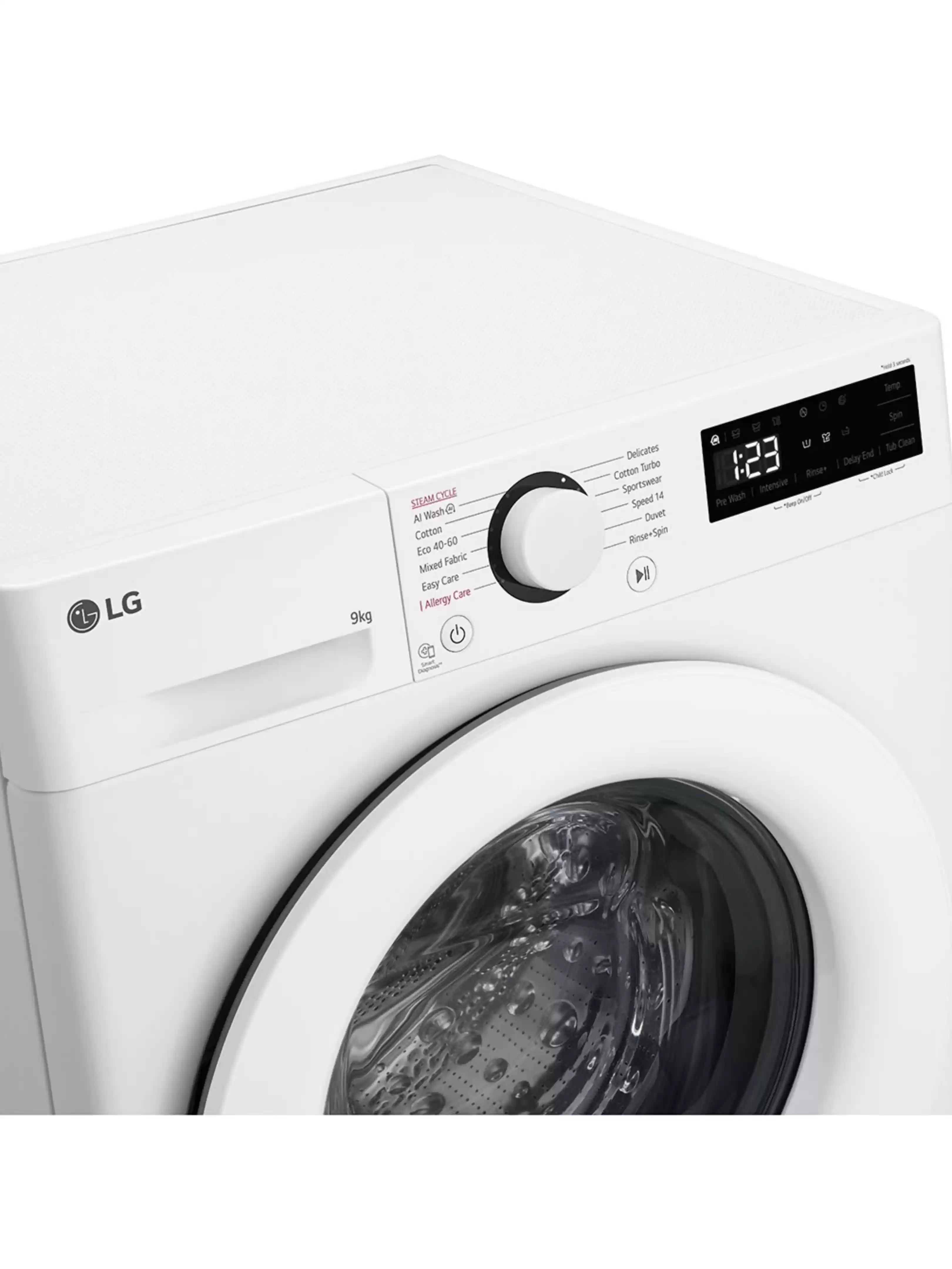 Стиральная машина LG F4WR509SWW (56,5см / 9кг / 1400об / пар / AI DD / Steam / Smart Diagnosis / Inverter Direct Drive / A+++)-2