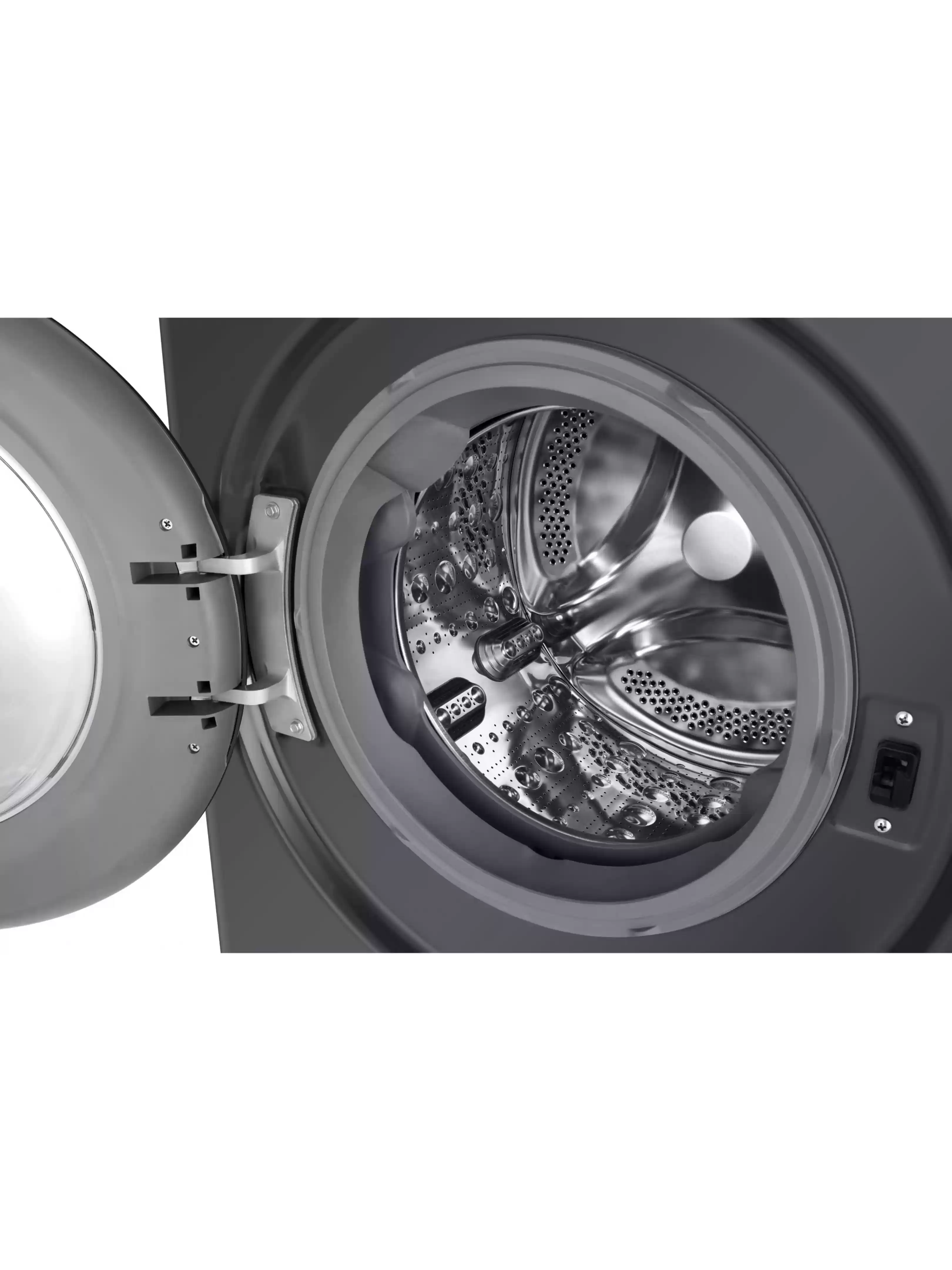 Стиральная машина LG F2WR508S2M (47.5см / 8кг / 1200об / пар / добавление белья / AI DD ™ / Smart Diagnosis / Inverter Direct Drive / A+++ / Чёрная)-4