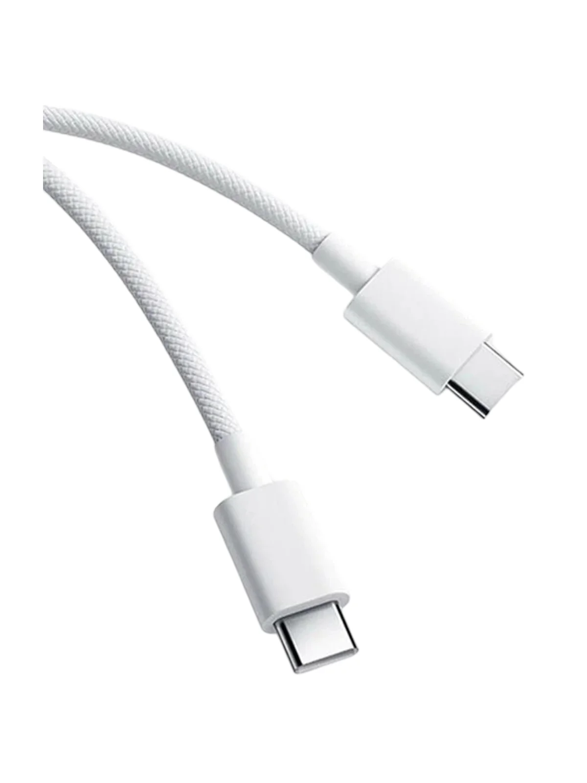 Кабель Xiaomi USB-C - USB-C, 3A, плетеный, 1 метр, белый (BHR0878GL)-1
