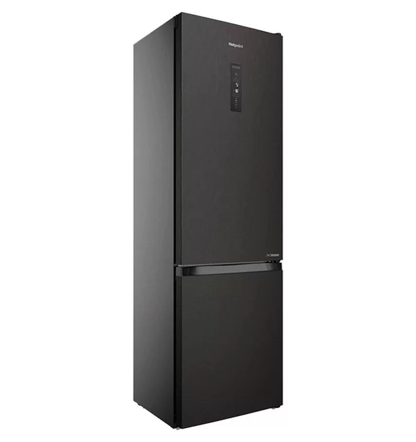 Холодильник Hotpoint HT 7201I DX O3 (Объем - 357 л / Высота - 196см / A+ / Чёрный / Active Oxygen / NoFrost)-0