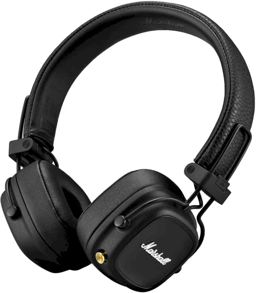 Беспроводные наушники Marshall MAJOR IV, (Bluetooth 5.0, кабель 2.15 м, SBC), Черные-0