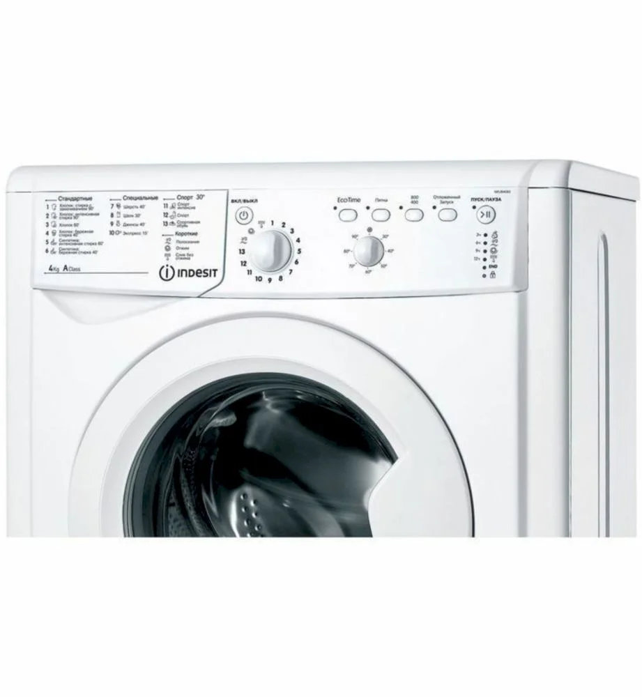 Стиральная машина Indesit IWUB 4085 (CIS) (32,3 см / 4кг / 800об / Eco Time / A)-1