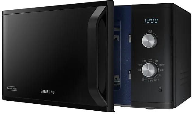 Микроволновая печь Samsung MG23K3614AK (23 л, 800 Вт, переключатели поворотный механизм, гриль, дисплей, черный)-6