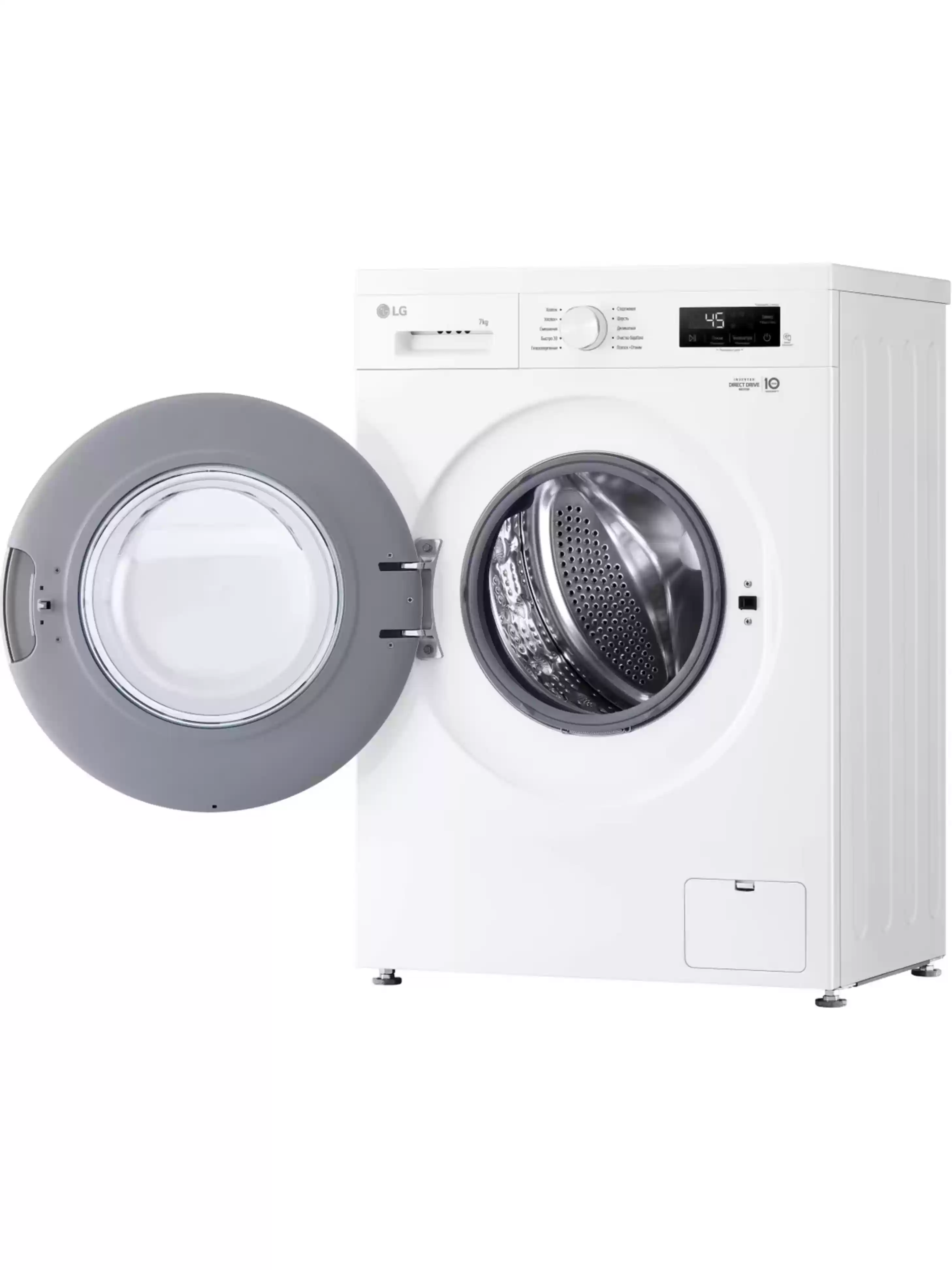 Стиральная машина LG F2Y1HS3W (44см / 7кг / 1200об / пар / NFC / Tub Clean / Inverter Direct Drive / A)-3