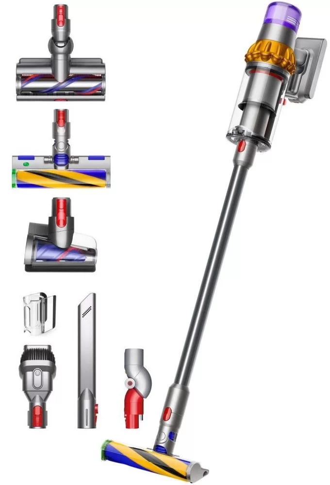 Пылесос Dyson V15 Detect Absolute UK, yellow/nickel (447113-01)-0