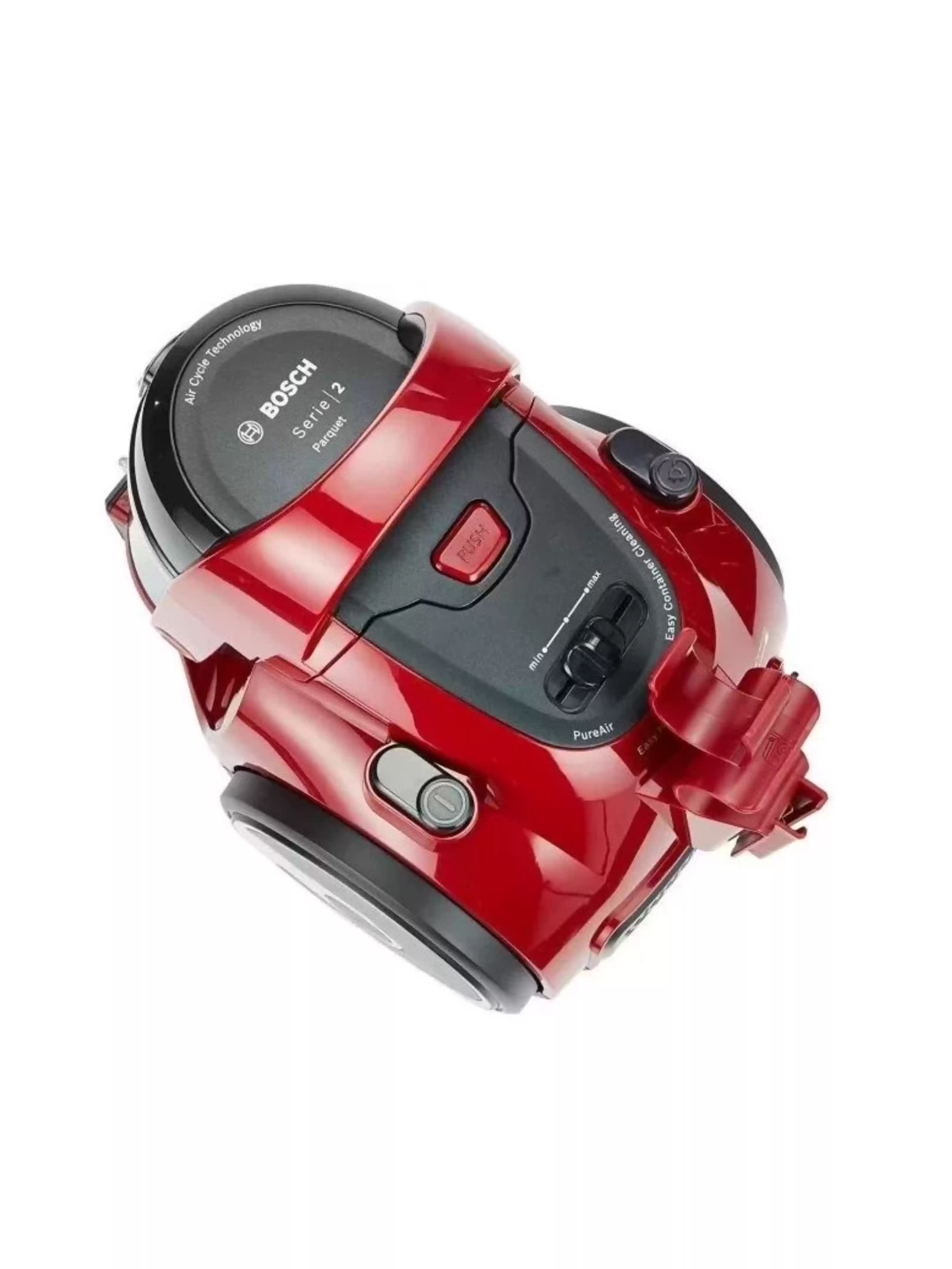 Пылесос Bosch Serie 2 BGC05AAA2 (700 Вт, контейнер 1,5 л, красный/чёрный)-3