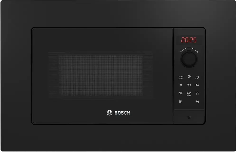 Микроволновая печь встраиваемая Bosch BFL623MB4 (Serie2 / черный / 20л / ширина - 59,5 см / 800Вт)-0