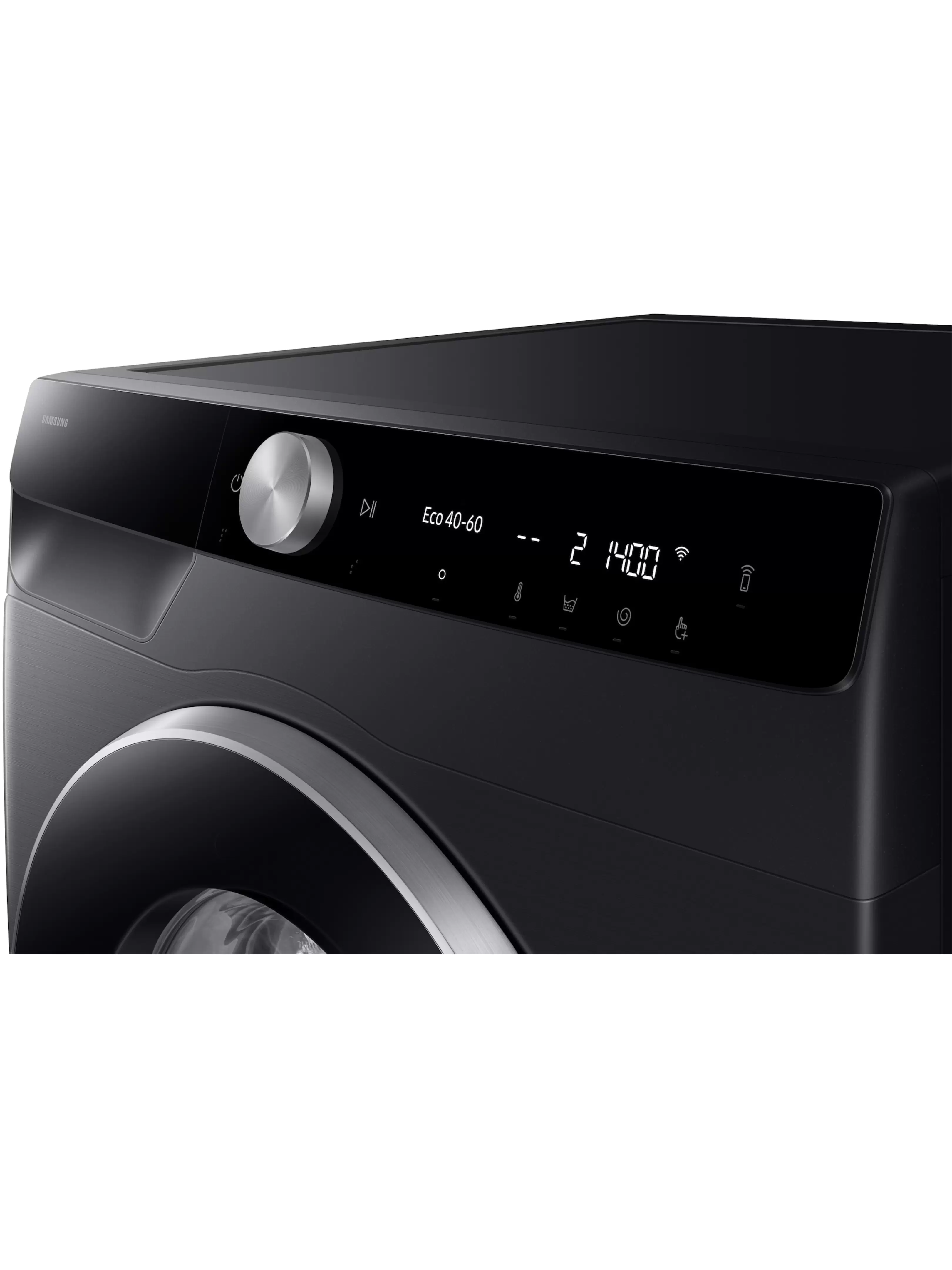 Стиральная машина Samsung WW90DG6U85LBU4 (55см / 9кг / 1400об / пар / StayClean / EcoBubble™ / Wi-Fi / Чёрный)-5