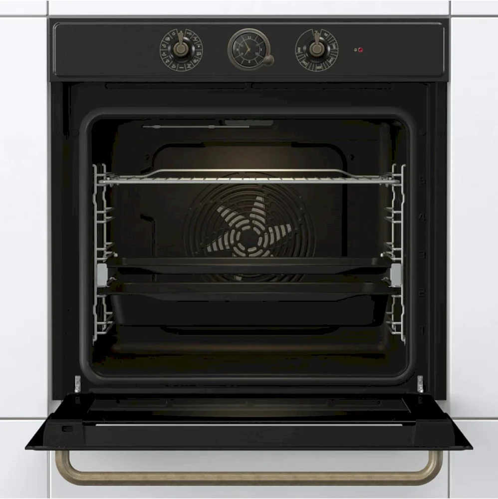 Духовой шкаф Gorenje BOS67372CLB (Classico / 77 л / до 300 °C / Чёрный, эмаль / AquaClean / PerfectGrill / телескоп. напр. (x1) / А)-2