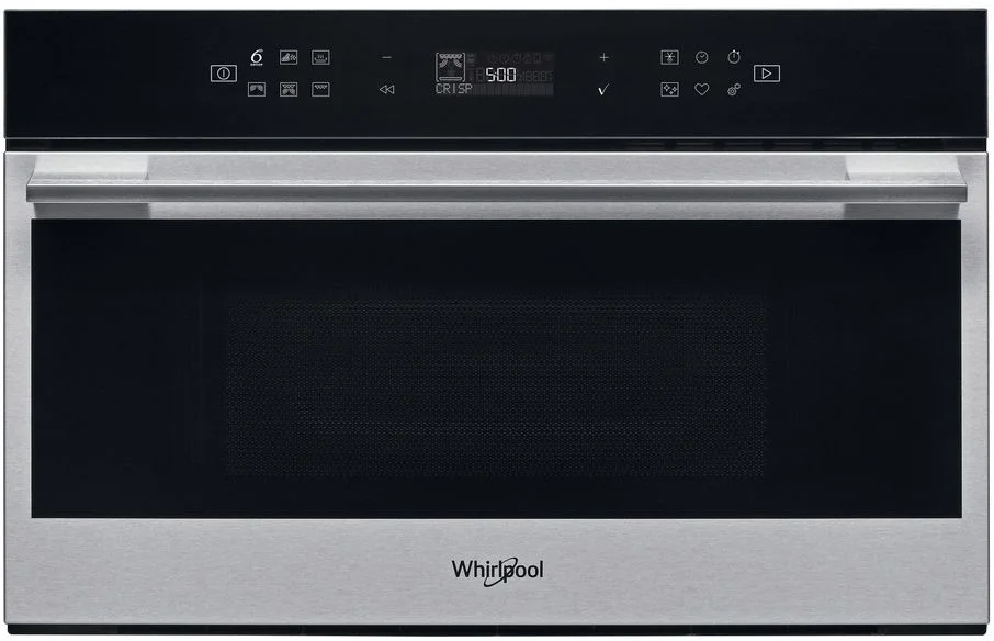 Микроволновая печь встраиваемая с паром Whirlpool W7 MD440 (Нерж. сталь / 31 литр / ширина - 59,5 см / 1000 Вт / Гриль 800 Вт / 6th SENSE)-0