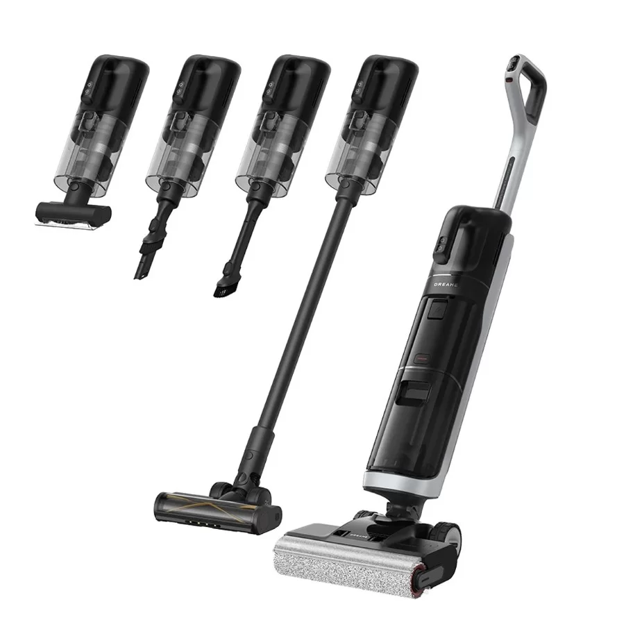 Пылесос вертикальный моющий Dreame H14 Dual (380 Вт, контейнер 0,65 л, черный)-0