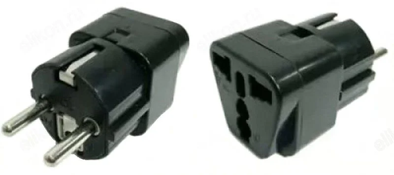 Переходник 220B UK EURO SunWind SW-A120B черный-0
